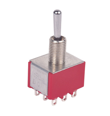 1M系列-微型-SPDT,DPDT,3PDT,4PDT-垂直|直角