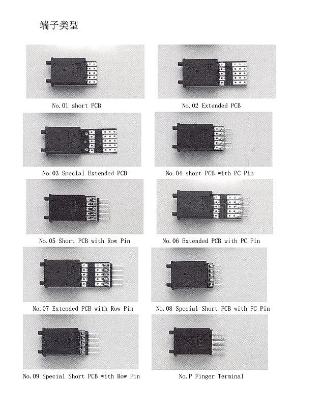 端子类型-TERMNATIONS