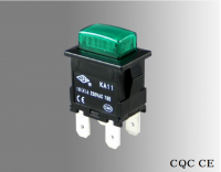 YONGXING-KA11 KA11-开孔20*13.4-双极-方形-自锁-带灯(12-04)