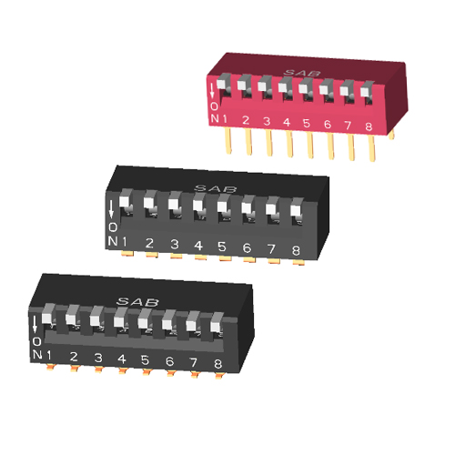 DP系列-SPDT-[2-6,8,10P]-2.54-直插|贴片(31-4)