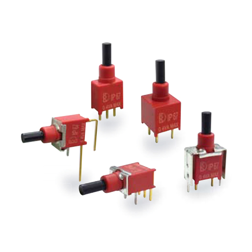 8A系列小型密封防水型-SPST,SPDT,DPDT-垂直|直角