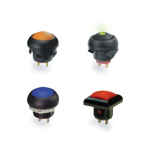 PA系列小型带灯-SPST-垂直