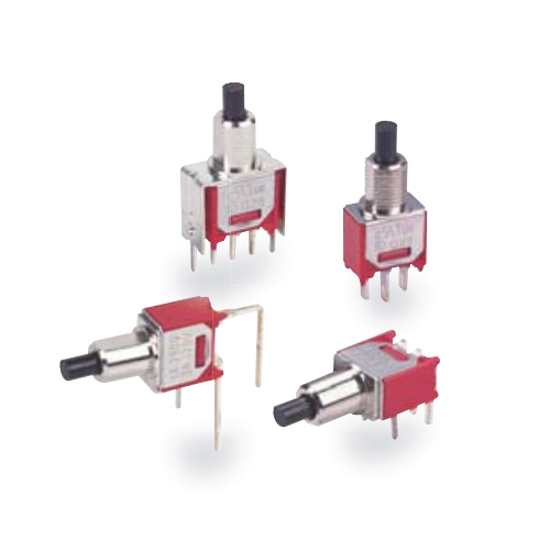 8ML系列微小型带锁带锁-SPST,DPST-垂直|直角